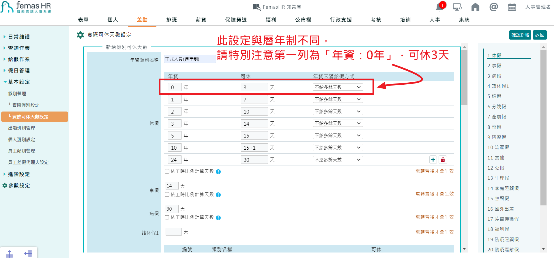 如何將特休曆年制轉週年制?-2