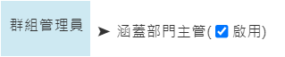 ［排班群組管理］- 群組管理員依涵蓋部門自動設定-2