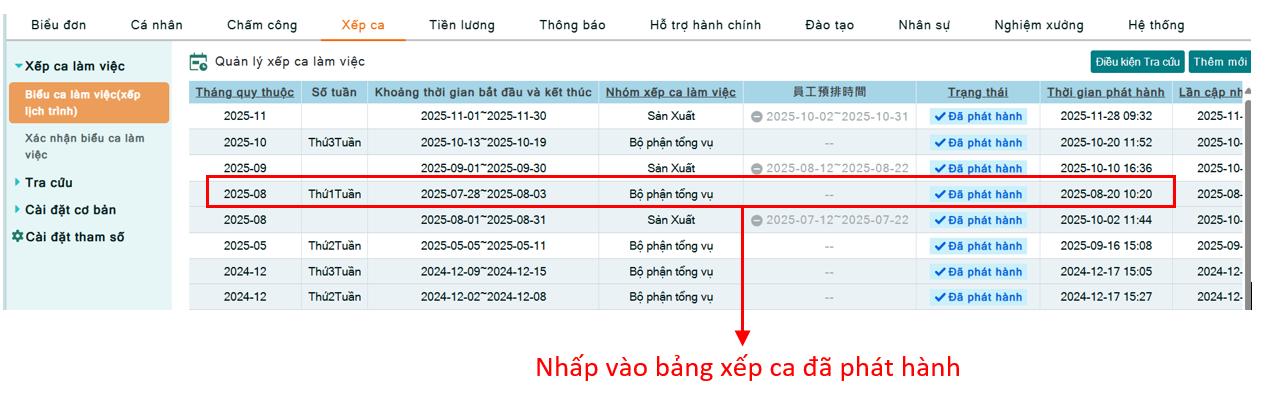 L&agrave;m thế n&agrave;o để th&ecirc;m nh&acirc;n vi&ecirc;n sau khi bảng ph&acirc;n ca đ&atilde; được c&ocirc;ng bố ?-1